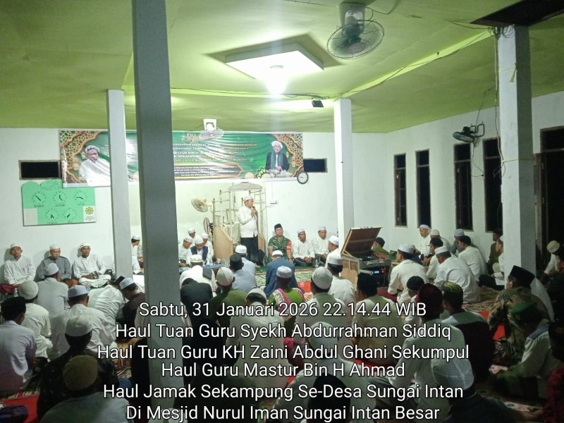 Pemdes Sungai Intan Laksanakan Haul Jamak