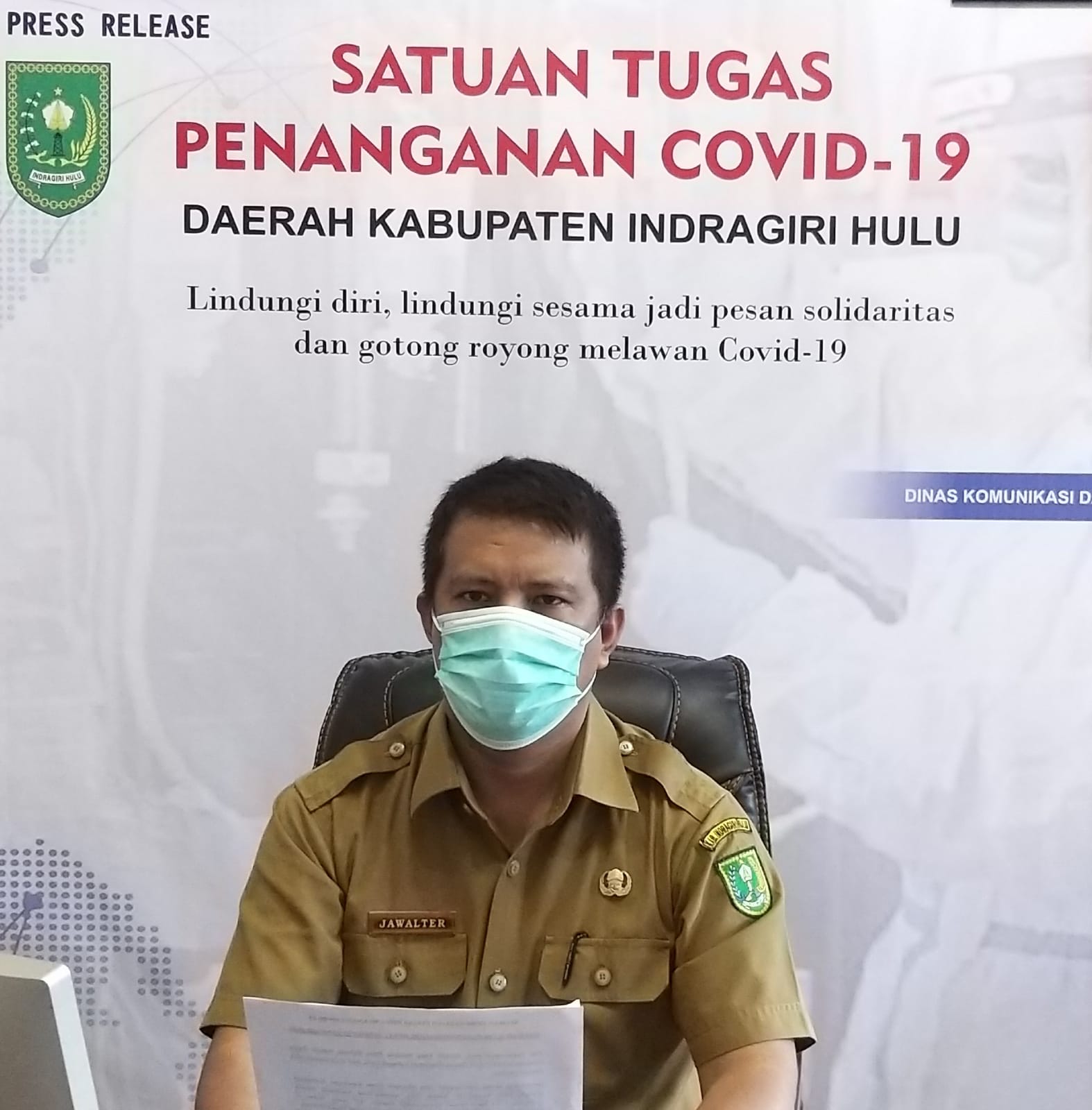 Jawalter: Tambah Satu Kasus Covid-19 di Inhu