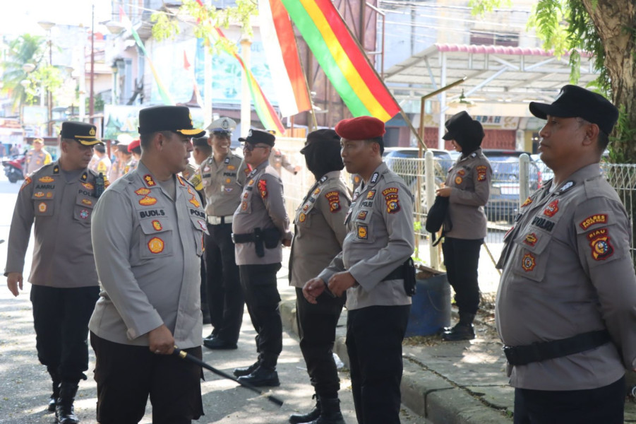 Rapat Pleno Penetapan Paslon Pilkada Rokan Hulu 2024 Berjalan Lancar, Kapolres Pimpin Langsung Pengamanan