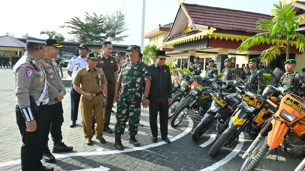 Operasi Keselamatan Dimulai, Polres Inhu Laksanakan Apel Gelar Pasukan