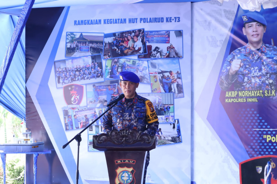 Sat Polairud Polres Inhil Syukuran HUT ke -73