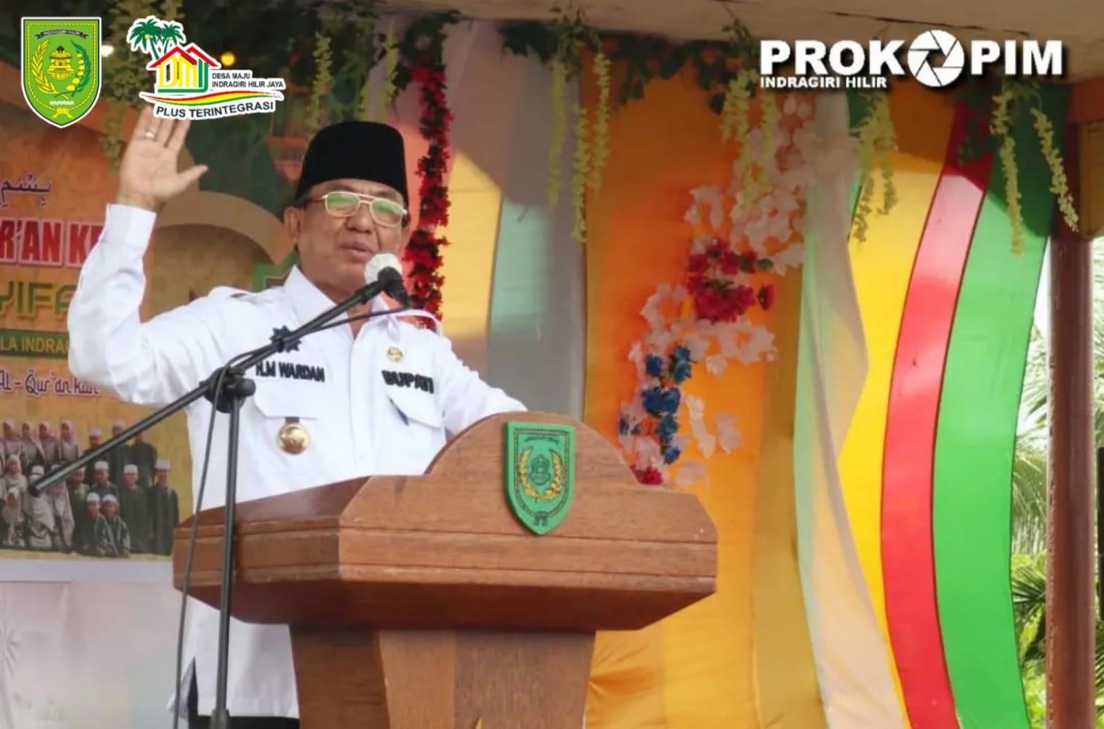 Bupati Inhil HM Wardan Program DMIJ Plus Terintegrasi, Kita Bisa Lahirkan Generasi Islami yang Hafal Tahfidz Quran