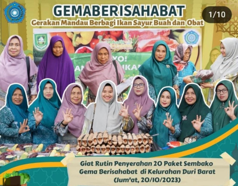 TP-PKK Mandau Kegiatan Bermasa Jum'at Berkah 