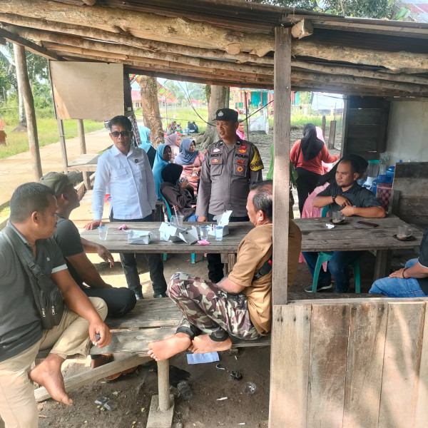 Polisi Himbau Kamtibmas dan Cooling System Menjelang Pilkada 2024 di Pangkalan Kerinci