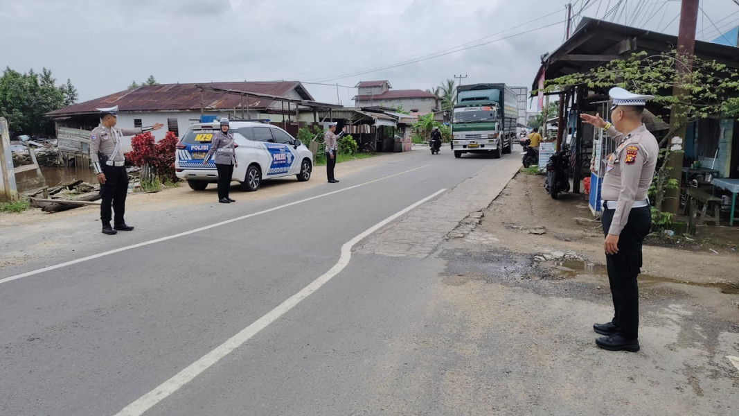 Libur Long Weekend, Satlantas Polres Inhil Patroli Jarak Jauh Antisipasi Macet dan Rawan Laka