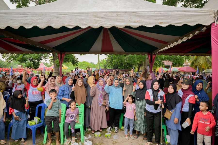 Kampanye Dialogis di Kecamatan Talang Muandau Kasmarni Jalan Penghubung Kecamatan dan Desa hhhhh Jadi Prioritasy