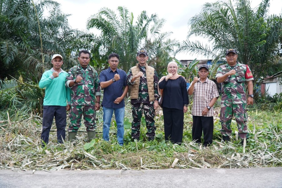 Dandim 0314/Inhil Tinjau Lokasi Rencana Pembangunan KDKMP di Gaung dan GAS