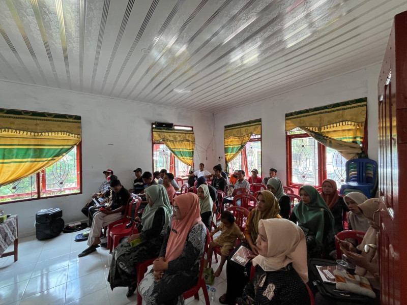 Polres Rohul Gelar Cooling System dan Penyuluhan Hukum Terpadu di Desa Rokan Timur