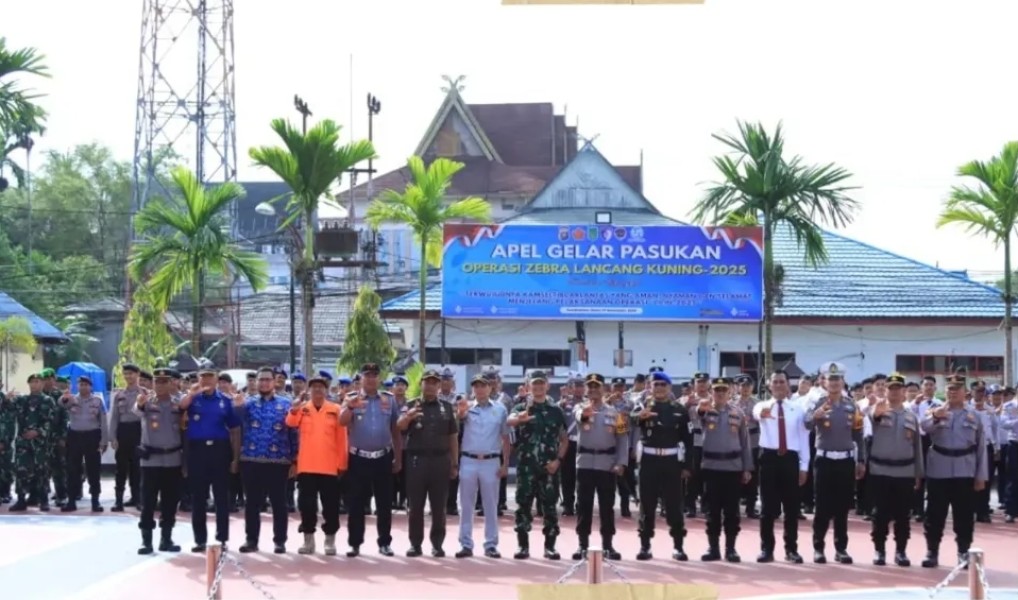 Pemkab Inhil Dukung Operasi Zebra, Kapolres Ajak Tingkatkan Budaya Tertib Lalin