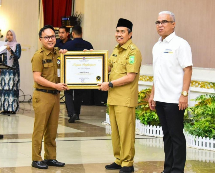 Pemkab Bengkalis Raih Terbaik Pertama Kategori KP-DAK Fisik