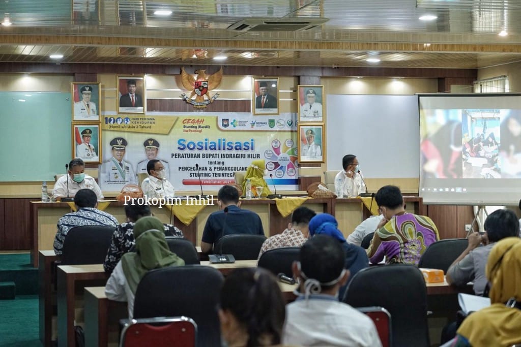 Pemkab Inhil Sosialisasikan Perbub Pencegahan Stunting Terintegrasi