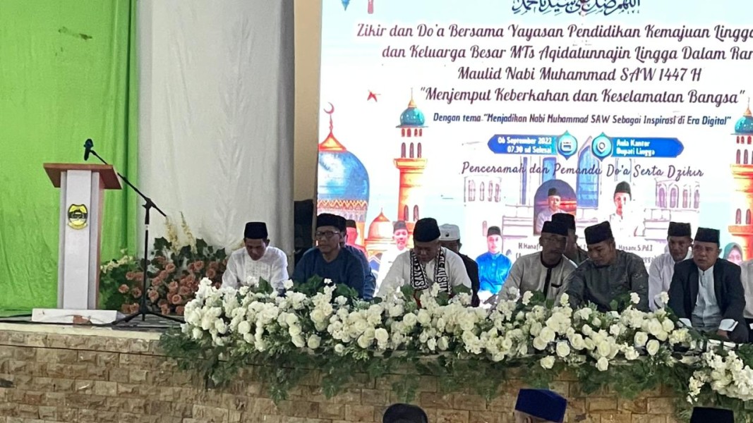 Memperingati Maulid Nabi 1447 H, Polsek Daik Lingga dan YPKL Gelar Zikir dan Doa Bersama.