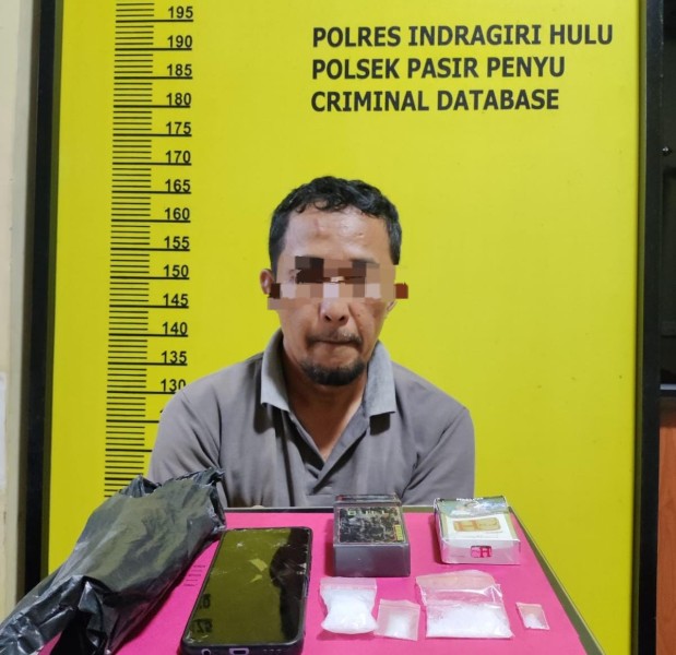 Rumah Kosong Jadi Markas Jual Beli Sabu, Polsek Pasir Penyu Ringkus Pelaku