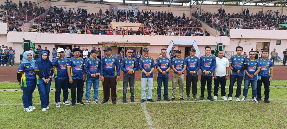 Pasi Ops Kodim 0314/Inhil Hadiri Pembukaan Open Turnamen Sepak Bola Bupati Cup Inhil 2026