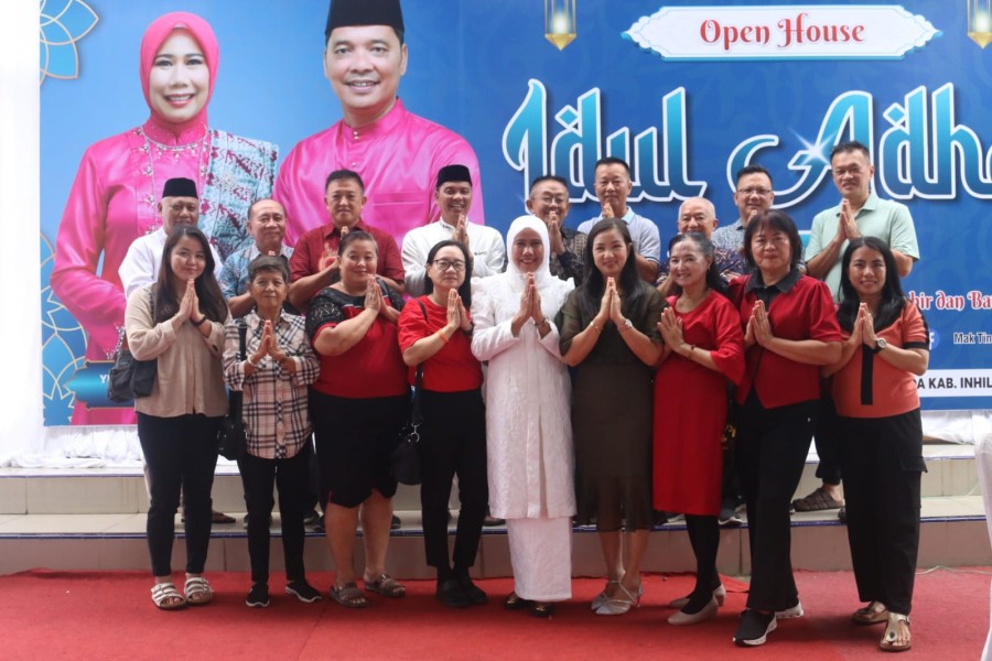 Open House Idul Adha 1446 H, Wabup Inhil Yuliantini Ajak Masyarakat Pererat Silaturahmi
