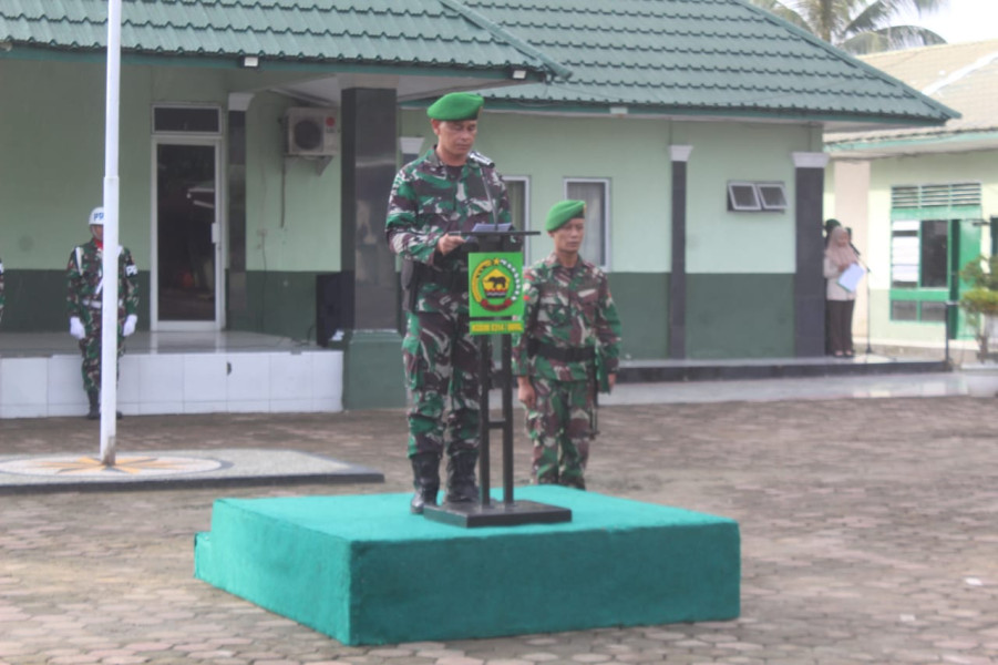 Dandim 0314/Inhil Pinta Prajurit Senantiasa Jaga Marwah TNI Sebagai Tentara Rakyat