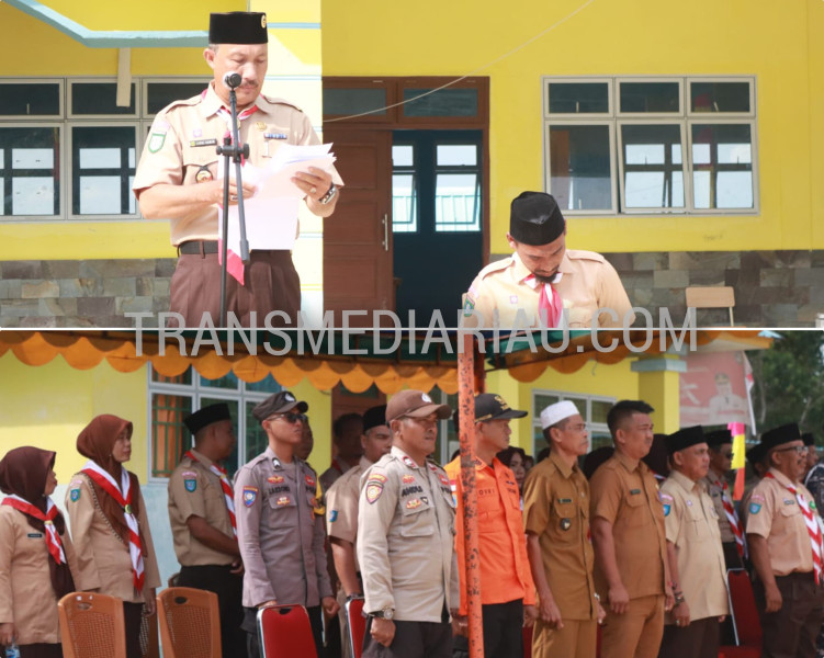 Camat Selayar Dalam memperingati Hari Pramuka ke-62, Mengharapkan Dapat Menumbuhkan Jiwa Nasionalisme.