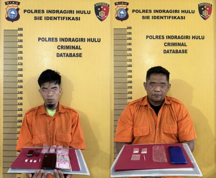 Tanggapi Laporan Netizen, Polres Inhu Sikat Pengedar Sabu