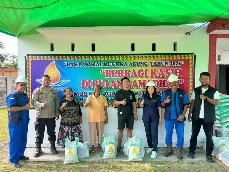 Bakti Sosial PT Mustika Agung Sawit Sejahtera Salurkan 570 Paket Sembako di Bulan Suci Ramadhan