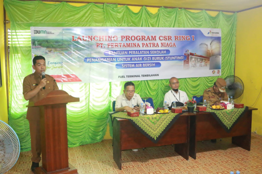 Pj Bupati Erisman Yahya Hadiri Launching Program CSR PT Pertamina Patra Niaga