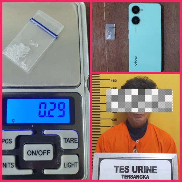 Satreskoba Polres Bengkalis Amankan Pelaku Narkotika Jenis Sabu, Laporan 110 Terima Informasi Masyarakat