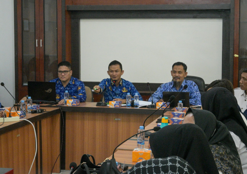 Bappeda Rohil Gelar Rapat Evaluasi Serentak Hasil Pencegahan Stunting 2024