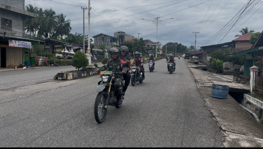 Polres Rohul Gelar Patroli Sinergitas TNI-Polri Dalam Operasi Mantap Praja Lancang Kuning