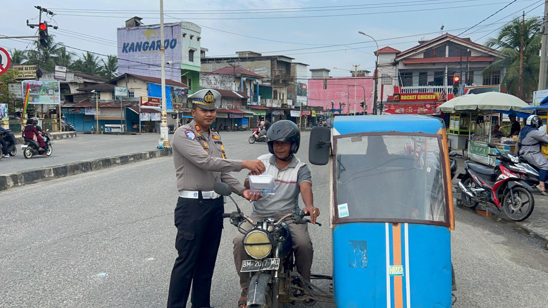 Satlantas Rohul Ajak Masyarakat Dukung Pilkada Damai dan Program ‘Riau Adalah KITA’