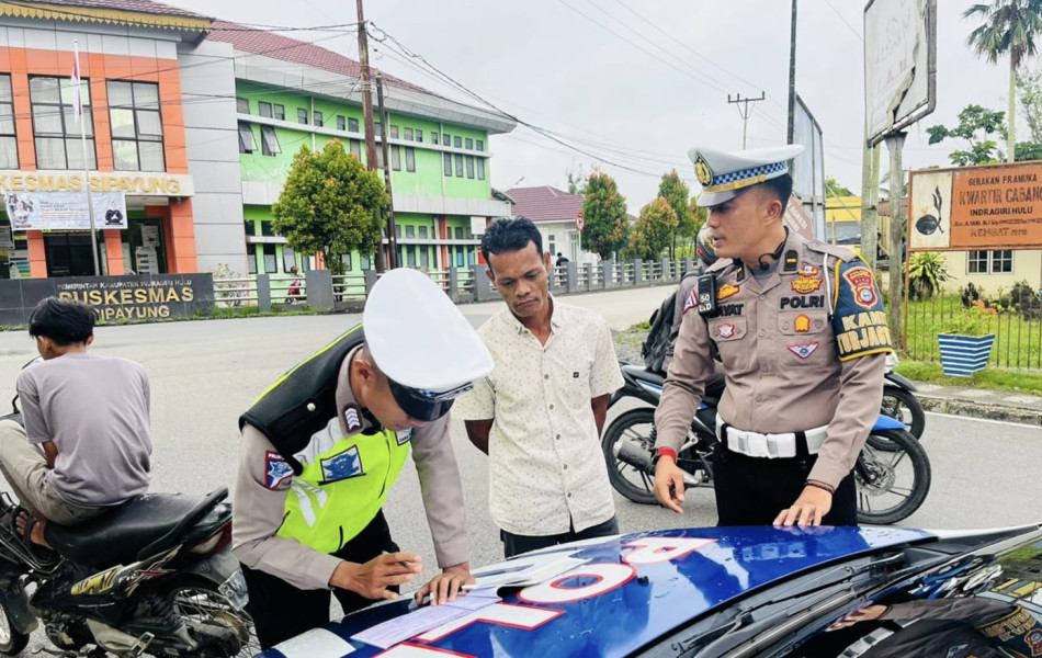 Enam Hari Operasi Patuh, Ini Jumlah Kendaraan yang Ditindak Satlantas Polres Inhu