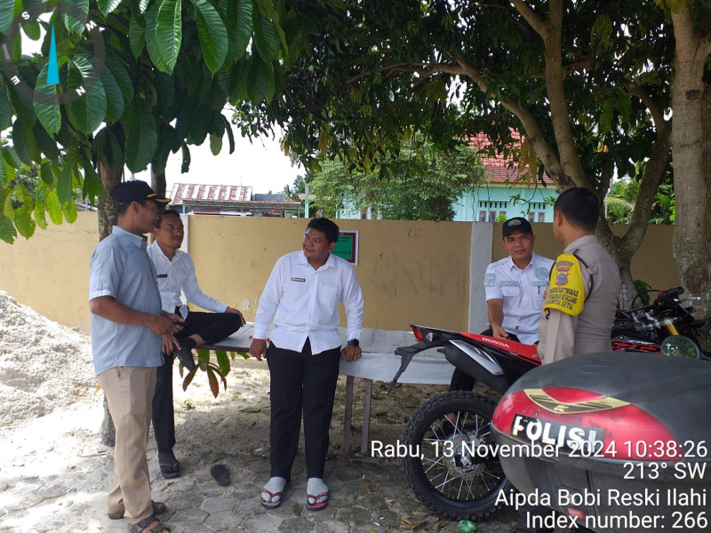 Polisi Kembali Gelar Cooling System Jelang Pilkada 2024 di Desa Muda Setia, Pelalawan