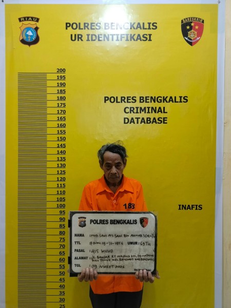 Tim Opsnal Satreskrim Polres Bengkalis Bersama Unit Perlindungan Perempuan dan Anak (PPA) Ringkus Pria Terduga Pidana Pencabulan Anak Dibawah Umur