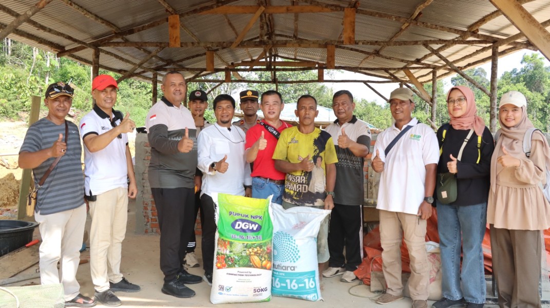 Kapolres Lingga Pimpin Revolusi Ketahanan Pangan, Garap 30 Hektare Lahan Tidur Jadi Sentra Jagung.