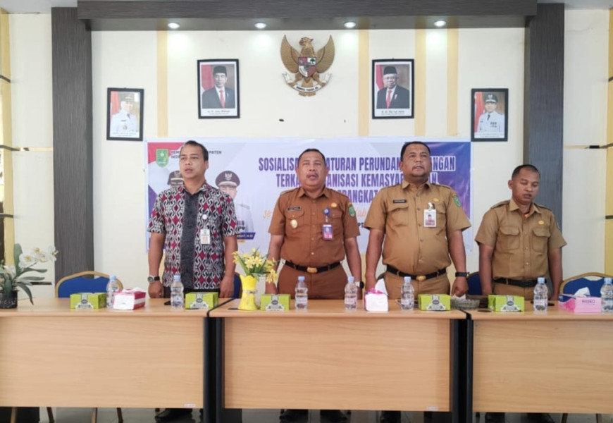 Badan Kesbangpol Inhu Gelar Sosialisasi Peraturan Ormas Bagi Perangkat Desa di Seberida