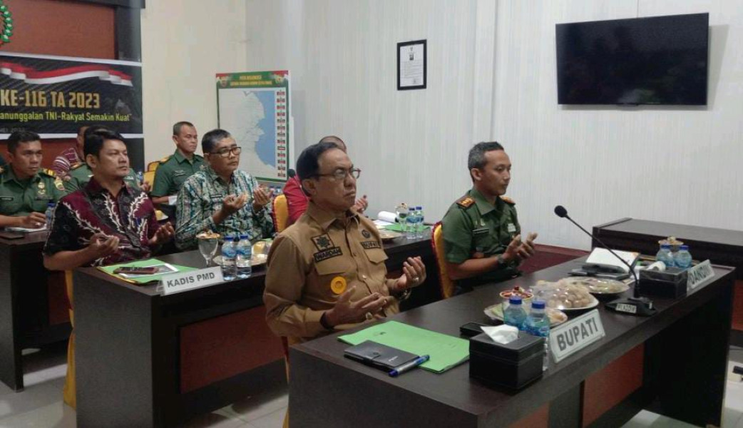 Bupati Inhil HM Wardan Apresiasi Program TMMD Sasar Dua Desa di Keritang