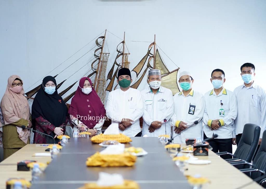 Hj Zulaikhah Wardan Pimpin Rapat Bersama BAZNAS, Bahas Persiapan Penyaluran Zakat Bulan Suci Ramadhan 1442 H