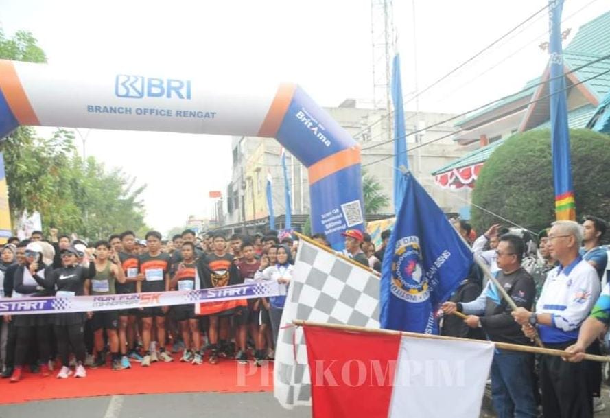 Dies Natalis ke-2, ITB Indragiri Gelar Maraton Fun Run