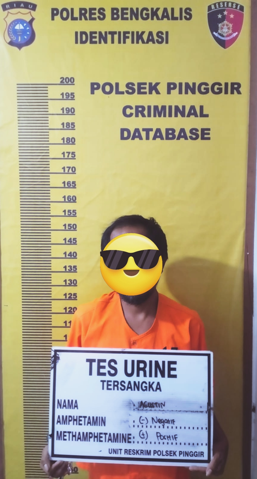 Amankan Pelaku Sabu Lainnya Hingga ke Mandau, Tim Opsnal Polsek Pinggir Buru DPO inisial 