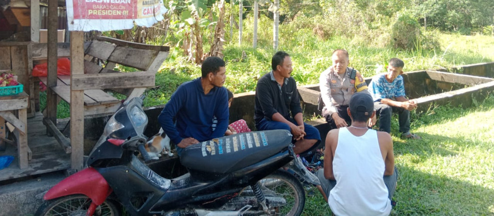 Cooling System Pilkada Yang Dilakukan Aipda Joni Hendra Disambut Baik Masyarakat Desa Segomeng