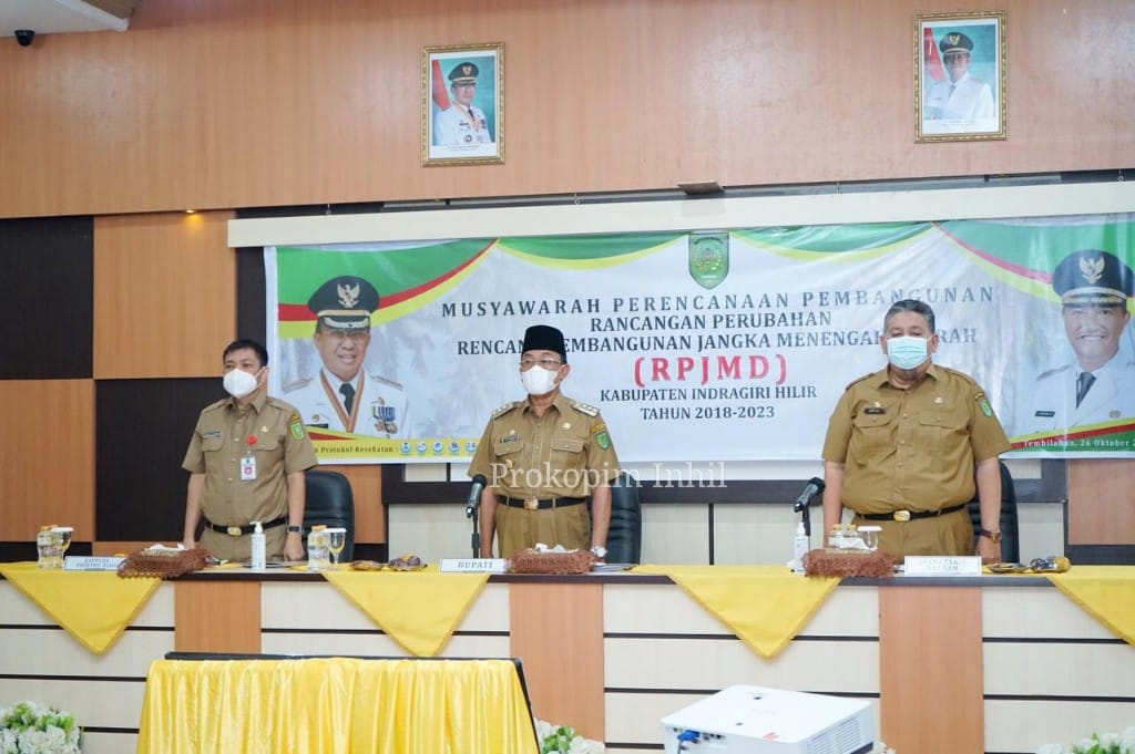 Bupati HM Wardan Buka Musrenbang Perubahan RPJMD Inhil 2018 - 2023