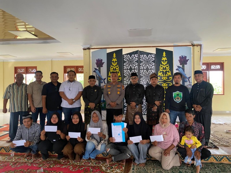 Polsek Pasir Penyu Kolaborasi dengan LAMR Inhu Selesaikan Perkara Pencurian Melalui RJ