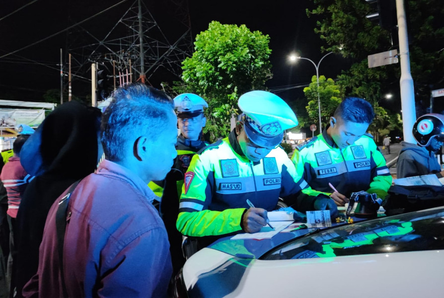 Hingga Dini Hari, Satlantas Patroli dan Buru Pelaku Balap Liar, Ini Hasilnya