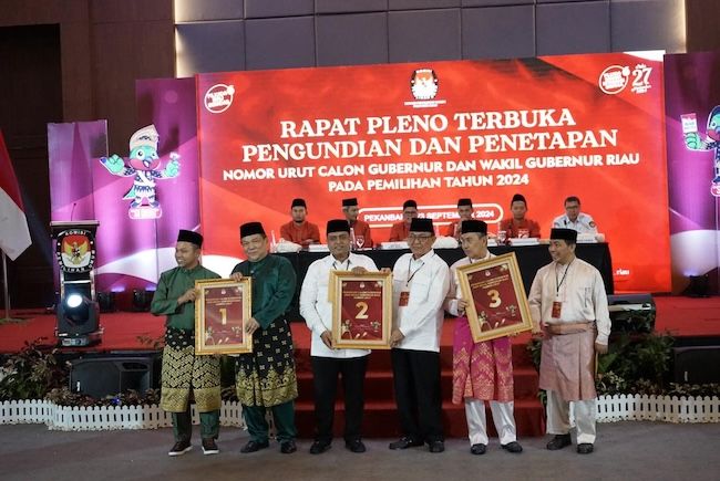 Sampaikan Visi Misi, Nasir dan Syamsuar Kompak Bawa-bawa Nama Prabowo