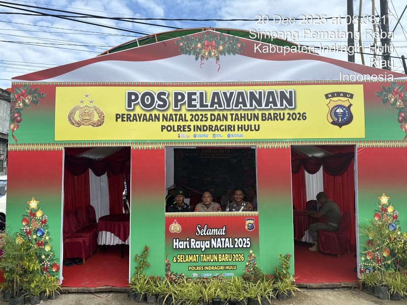 Ops Lilin LK, Polres Inhu Siapkan Tiga Pos Nataru