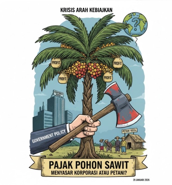 Pajak Pohon Sawit: Krisis Arah Kebijakan, Menyasar Korporasi atau Petani?