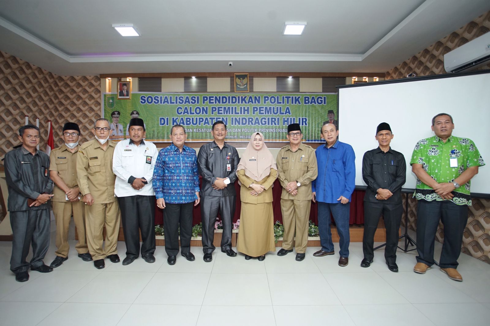 Kesbangpol Riau Laksanakan Sosialisasi Pendidikan Politik di Inhil