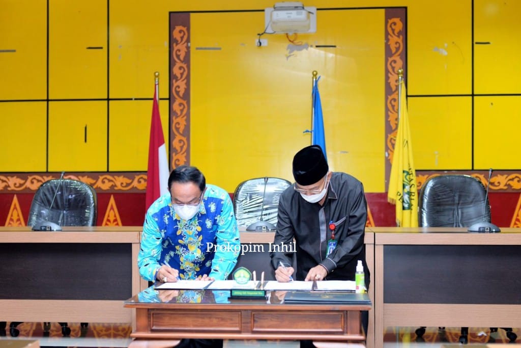 Pemkab Inhil Tandatangani MoU Dengan Unri, Terkait Pendidikan dan Peningkatan SDM