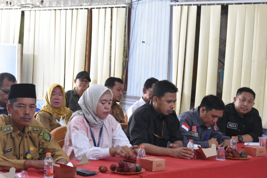 Kades Sungai Intan Hadiri Rakor Sinkronisasi Data Pemilih se-Kecamatan Tembilahan Hulu