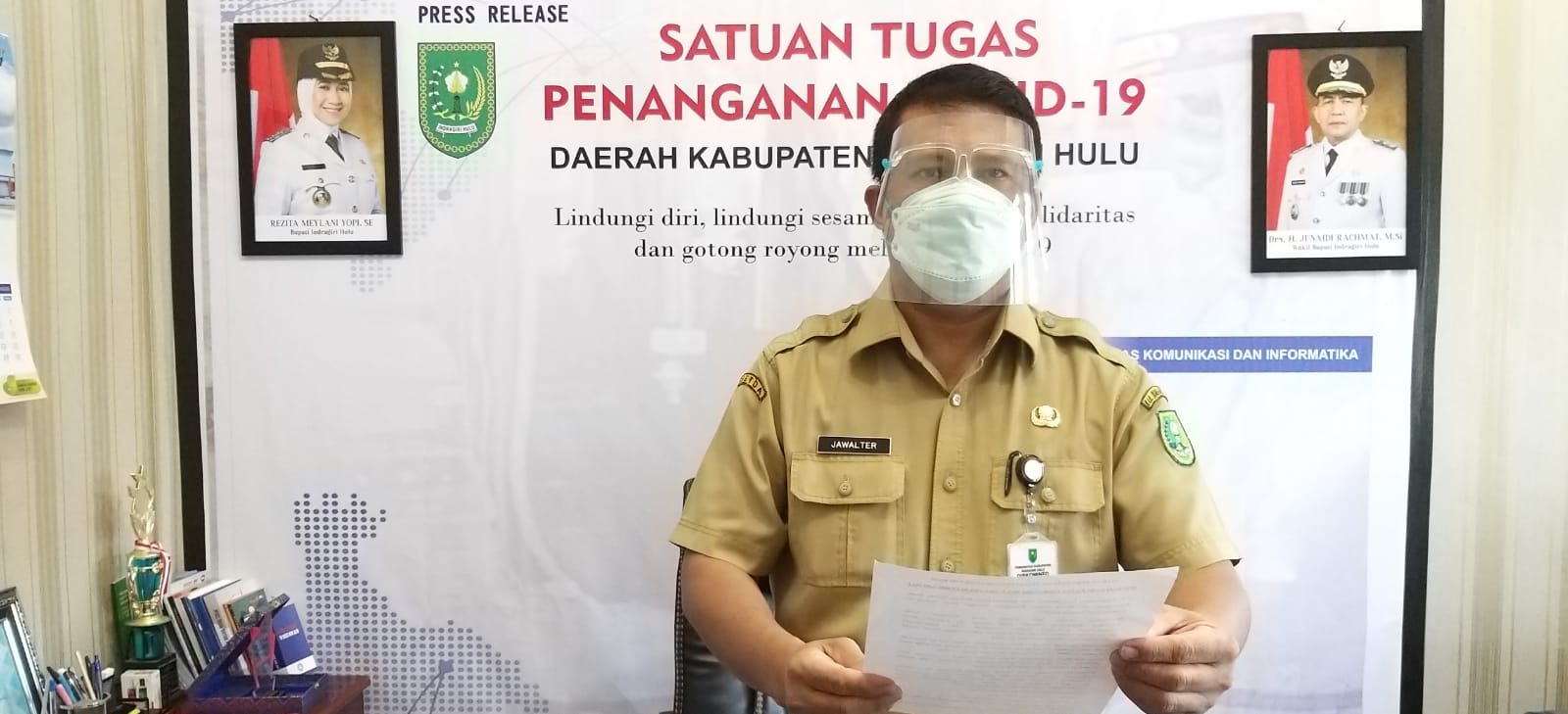 Turunkan Level PPKM, Pemkab Inhu Kejar Percepatan Vaksinasi