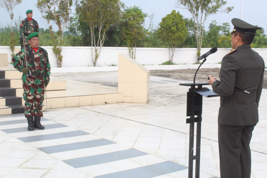 Kodim Inhil Laksanakan Ziarah dan Tabur Bunga di Makam Pahlawan