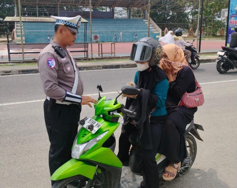 Hari Pertama Operasi Patuh, Polres Inhu Tilang 30 Pelanggar
